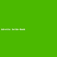 Adrette Seide-Bank
