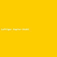 Luftiger Papier-Stuhl