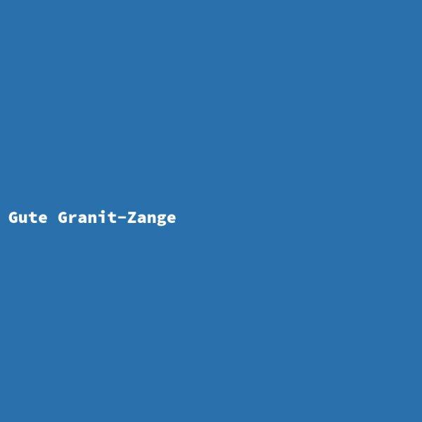 Gute Granit-Zange