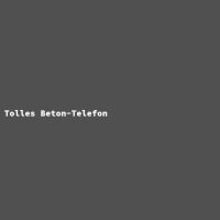 Tolles Beton-Telefon