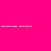 Unterhaltsames Beton-Brett