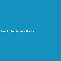 Herrliche Marmor-Platte