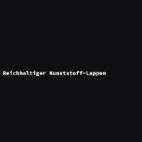 Reichhaltiger Kunststoff-Lappen