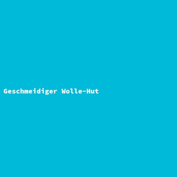 Geschmeidiger Wolle-Hut