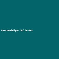 Geschmeidiger Wolle-Hut