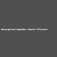 Besorgniserregendes Papier-Pflaster